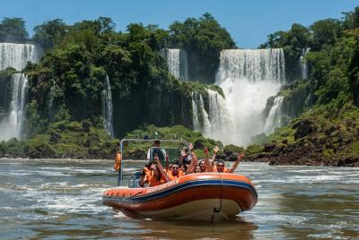 Iguassu Falls Brazilian-Side Day Tour with Safari Boat Ride Iguassu Falls Brazilian-Side Day Tour with Safari Boat Ride