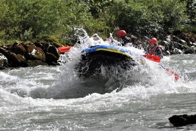 Rafting in Salzach with a state-certified raft guide Rafting in Salzach with a state-certified raft guide