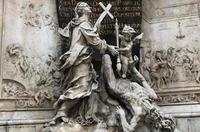 The plague in Vienna - Karlskirche and more ... The plague in Vienna - Karlskirche and more ...