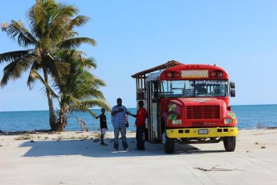 Harvest Caye - Belize Party Bus Extravaganza  Harvest Caye - Belize Party Bus Extravaganza