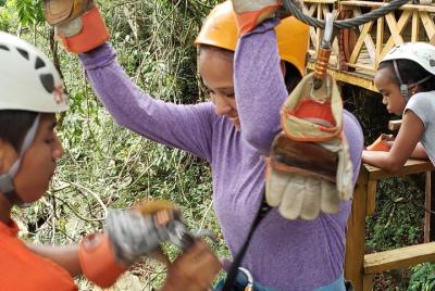 Zip Lining at Nohoch Che”en Caves Branch Zip Lining at Nohoch Che”en Caves Branch
