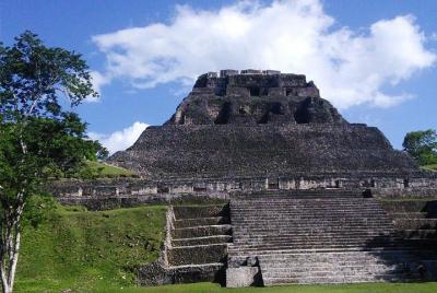 Xunantunich Maya Temple and Big Rock Falls combo