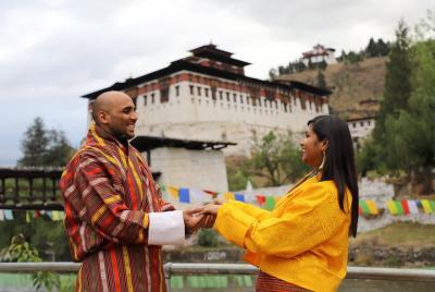 Professional photoshoot at Paro, Bhutan