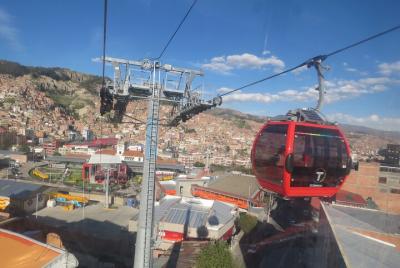 From La Paz: Cable car ride tour with tasting food. From La Paz: Cable car ride tour with tasting food.