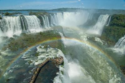 Brazilian Falls With Bird Park