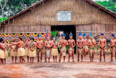 Swimming with the Porpoises, native brazilian village and meeting Swimming with the Porpoises, native brazilian village and meeting