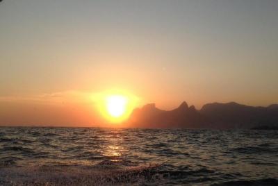 The most beautiful sunset of Rio de Janeiro The most beautiful sunset of Rio de Janeiro