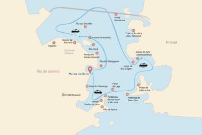 Guanabara Bay Catamaran Tour in Rio de Janeiro with Transfer