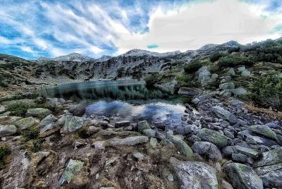 Hiking in Pirin- the UNESCO World Heritage Natural Park with a vi Hiking in Pirin- the UNESCO World Heritage Natural Park with a vi