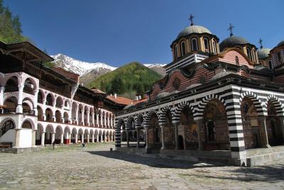 Rila Monastery and Boyana church and Sofia by night Rila Monastery and Boyana church and Sofia by night