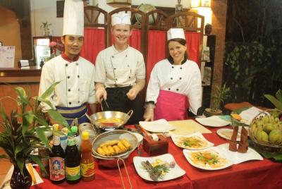 Khmer Cooking Class at a Sras Srang ( Angkor Wat Big circle) 