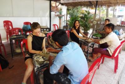 Siem Reap Pottery Making and Ceramic Art Painting Experience Siem Reap Pottery Making and Ceramic Art Painting Experience