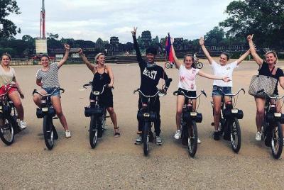 Unique Angkor Wat Solex Bicycle Sunset Tour