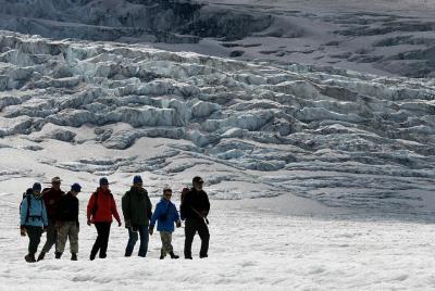 Full Day Guided Glacier Hike on The Athabasca with IceWalks Full Day Guided Glacier Hike on The Athabasca with IceWalks