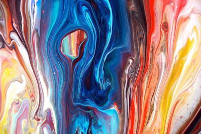Abstract Acrylic Paint Pouring Adventure