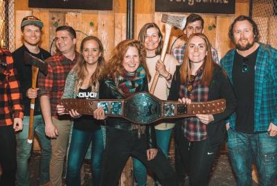 One Hour Axe Throwing Guided Experience in Whistler One Hour Axe Throwing Guided Experience in Whistler