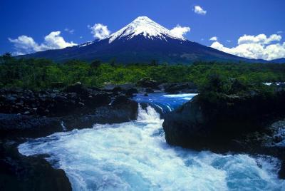 Osorno Volcano & Petrohue Waterfalls from Puerto Varas Osorno Volcano & Petrohue Waterfalls from Puerto Varas