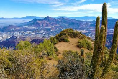 half-day walk with a view of the great city of Santiago