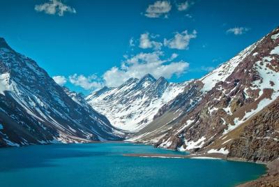 Inca Lagoon in Portillo Andes Mountains - Arqueologic Park & Wine Tasting 