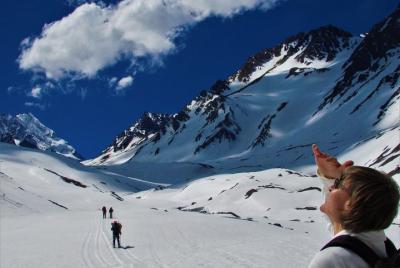 Snowshoe excursion Santiago