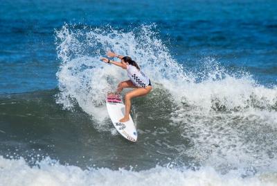 Private Full Day Surf and Wine From Santiago