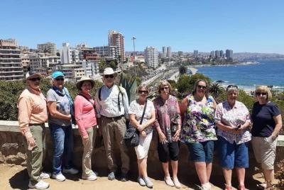 Post-cruise tour to Viña Del Mar, Valparaiso, Wine tasting, drop off in Santiago