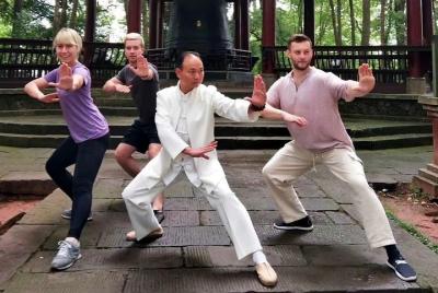 Chengdu Tai Chi Martial Art Class in the Morning Chengdu Tai Chi Martial Art Class in the Morning