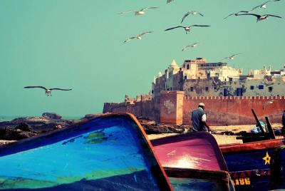Essaouira The Small Fishing Harbor Essaouira The Small Fishing Harbor