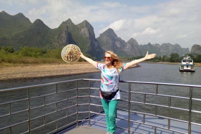 Local Provider: 3-Star Li River Cruise Ticket and Hotel Pick Up