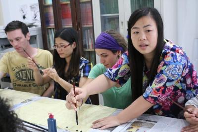 Private Chinese Calligraphy lessons with Becky