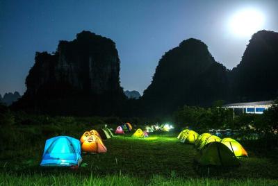 Camping (The front gate of Yangshuo Park) China