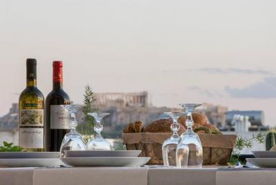 Rooftop Greek Dinner with a View of the Acropolis Rooftop Greek Dinner with a View of the Acropolis