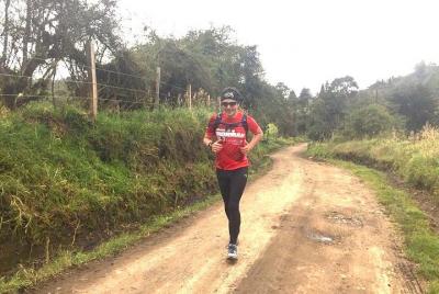 Trail Running the Andes mountains. 20km.