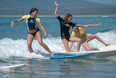 Surfing lessons