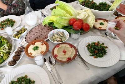 Authentic Lebanese Cooking Lesson and Meal with Tania Authentic Lebanese Cooking Lesson and Meal with Tania's Family in
