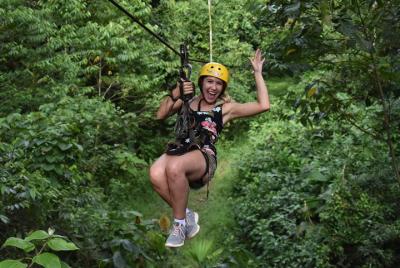 Zipline and Rappel Tour + Malekus culture + Thermal mineral pools Zipline and Rappel Tour + Malekus culture + Thermal mineral pools