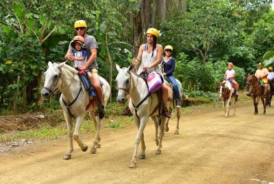 Horseback and Waterfalls Adventure in Jaco with Pick Up