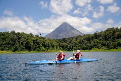 Kayaking on the Arenal Lake From Arenal Kayaking on the Arenal Lake From Arenal