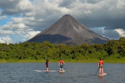 Stand Up Paddling SUP on Lake Arenal
