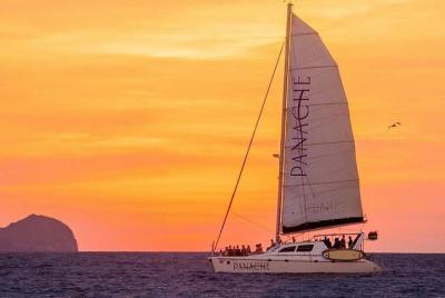 Sunset Catamaran Sailing at Flamingo Beach Sunset Catamaran Sailing at Flamingo Beach