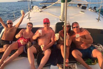 Sunset Catamaran Tour with Open Bar from Playa Hermosa-Coco Sunset Catamaran Tour with Open Bar from Playa Hermosa-Coco
