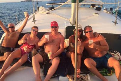 Sunset Catamaran Tour with Open Bar at Flamingo Beach Sunset Catamaran Tour with Open Bar at Flamingo Beach