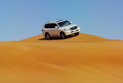 Dubai Desert Safari with BBQ Dinner & Camel ride Pickup from RAK Dubai Desert Safari with BBQ Dinner & Camel ride Pickup from RAK