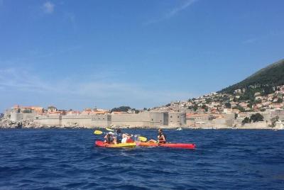 Sea kayaking (with snorkeling) around Dubrovnik's old town city w