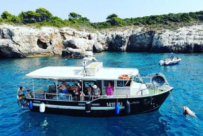 Boat tour with swimming and snorkeling, south Istria, Cape Kamenj