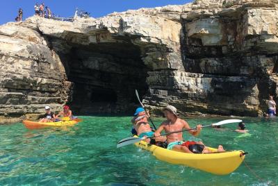 Cave exploring by kayak Cave exploring by kayak