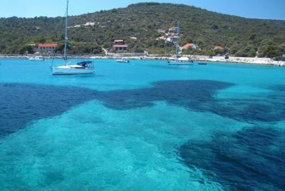 Blue Lagoon and Trogir town - half day speed boat tour Blue Lagoon and Trogir town - half day speed boat tour
