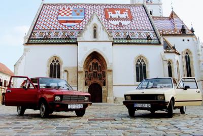 2-hour Private Zagreb City Tour in Old-Timer Yugo car