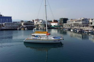 Full-Day Family Catamaran Cruise from Limassol with Lunch Full-Day Family Catamaran Cruise from Limassol with Lunch