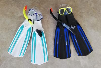 Snorkeling Package: Mask, snorkel. fins 